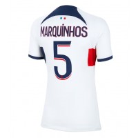 Dres Paris Saint-Germain Marquinhos #5 Gostujuci za Žensko 2023-24 Kratak Rukav